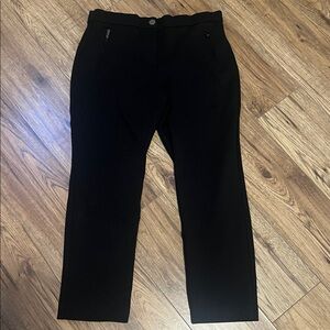 Elegant Black Women's Straight Leg Pants